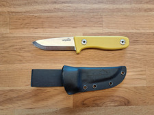 SCHNITZEL DU, Schnitzmesser mit Feuerstahl Kinder ab 10 Jahre gelb Kindermesser