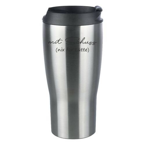 Thermobecher mit gravur - gravur, "mit