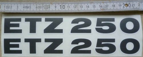 Etz 250 aufkleber - etz, 250,mz,aufkleber