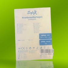 Einweg Krankenunterlagen 60x90cm, 50 Stück, saugfähig, hygienisch, Wickel