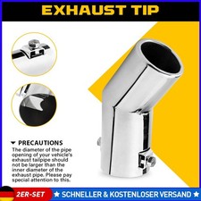 Stück auspuffrohr blende - 2,