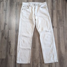 Vintage Levi's 501 Jeans Made in USA Off White Weiss