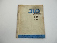ILO L 100 125 150 Motor Ersatzteilliste Spare Parts List 1956