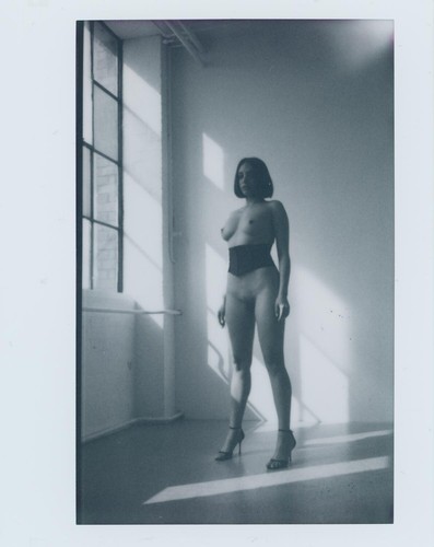 Original art nude polaroid - art,