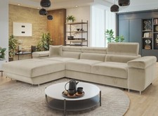 Ecksofa Torezio Mini Eckcouch Polstersofa Schlaffunktion Bettkasten Polsterecke