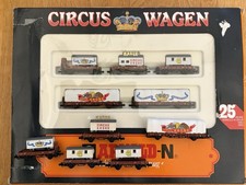 2x Arnold 0152 Jubiläums Sonderzug Circus Krone Set Güterwagen teils OVP