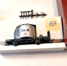 Güterwagen  H0m Bemo 22259 RhB Uce 814 Mohrenkopf, sehr guter Zustand, in OVP