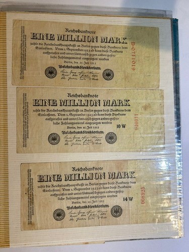 Sammlung alte geldscheine - sammlung,