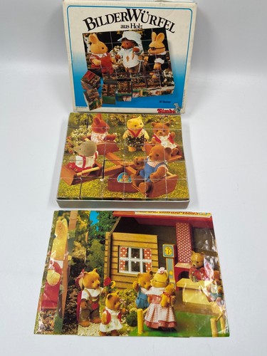 Bilderwürfel aus holz mit - bilderwürfel,