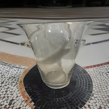 Vintage großer Kristallglas