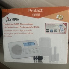 Drahtlose GSM Alarmanlage mit Notruf und Freisprechfunktion 9868 Neu Alarmsystem