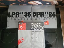 3x BASF  Alu-Spule Tonbandspule 26,5 cm mit  Hülle / Metal Reel