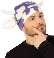 Kuh Plüschmütze Leni Lila