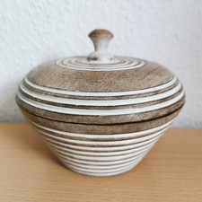 Dose/Schale mit Deckel aus Mangoholz
