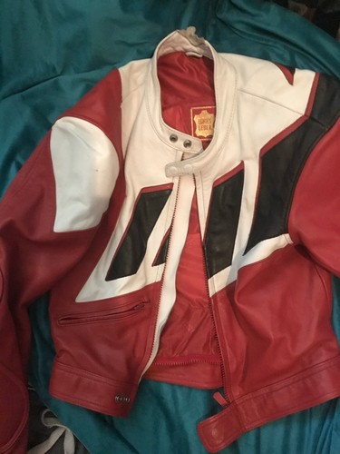 Motorrad leder kombi 102 rot - motorrad,