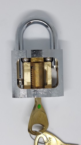 Cutaway vorhängeschloss abloy - vorhängeschloss,