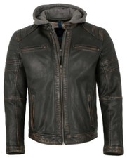 Herren lederjacke lammnappa - herren,