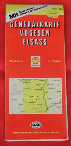 Generalkarte shell vogesen - shell,