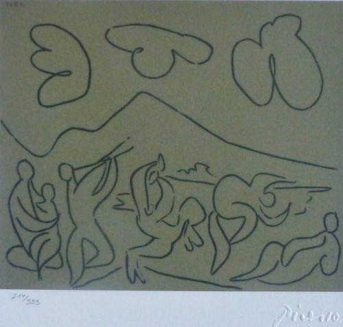 Pablo picasso bacchanal - picasso, 'bacchanal'hand