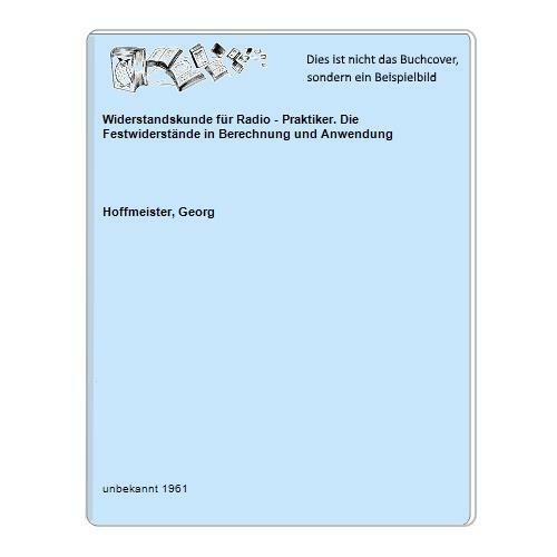 Widerstandskunde für radio - widerstandskunde,