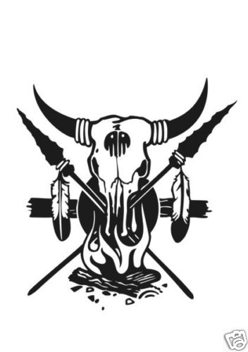Indianer aufkleber auto - aufkleber,
