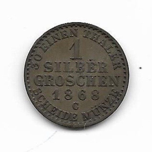 Silbergroschen 1868 b - silbergroschen,