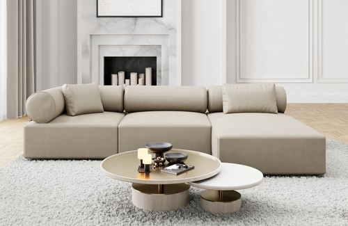 Leder sofa eckcouch design - sofa,