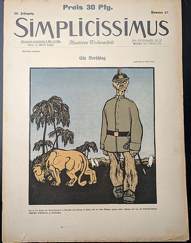 Zeitschrift simplicissimus - zeitschrift:,