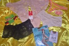 Sexy Damen Unterwäsche & Dessous Paket Konvolut Gr. XS S Slips String Nylons etc