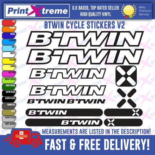 Btwin bikes aufkleber - btwin,