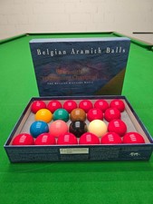 Billard Kugelsatz Snooker Belgian ARAMITH Tournament Champion Snookerkugeln