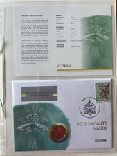 Numisbrief Vatikan 2 Euro 2013 Sede Vacante MMXIII Stempelgl. -Nur 500 Exemplare