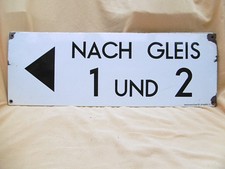 Emailleschild DB