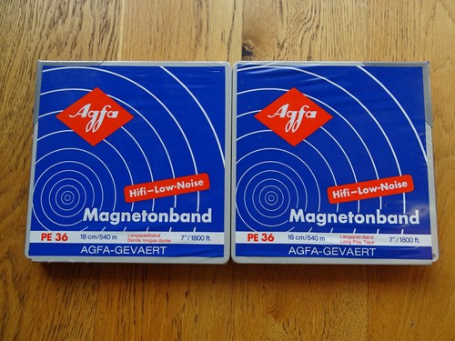 Agfa 2x tonbandspule - agfa, pe