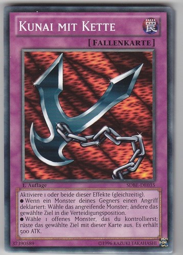 Kunai mit kette - yu-gi-oh,