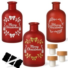 gouveo 3x Glasflasche 250 ml