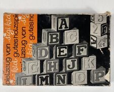 Sigikid Lernwürfel Vintage Holzwürfel Rarität in OVP