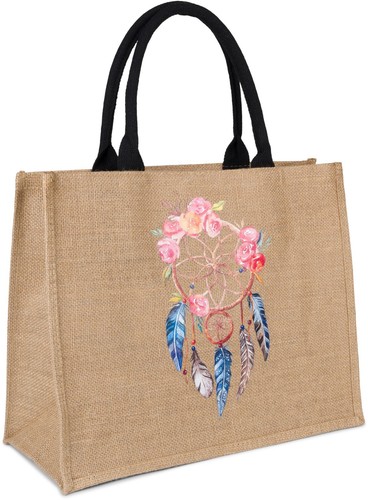 Damen leinen henkeltasche - leinen,