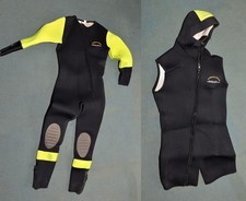 Halbtrocken Taucher Anzug Neopren f. 180 - 185 cm Größe 106 auch Surfen 6,5 mm
