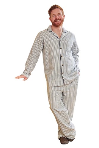 Herren flanell pyjama - herren,