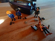 Playmobil aus 4882 Robo Gangster Turbokampfschiff mit Polizei 