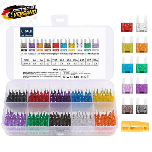 Mini auto sicherungen - set, 120