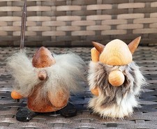 2 Holz Figuren Holzfiguren