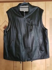 Schwarze Weste Echtleder Herren Leder von Kapraun