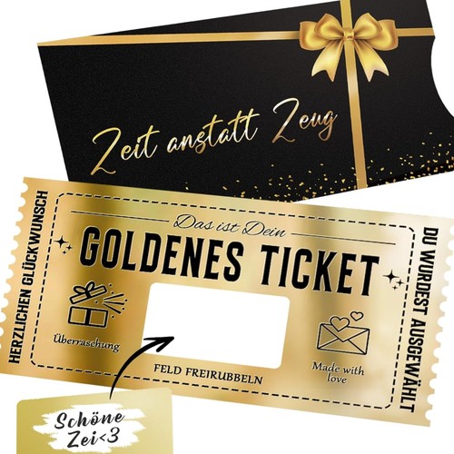 Goldenes ticket gutschein zum - gutschein,