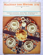 Zeitschrift KULTUR IM HEIM von 2/1972  Camping Zeltplätze Pouch Campingartikel