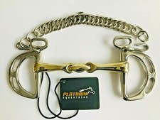 Kimblewick Kimberwick Deutsch Silber Pferd Trense Gebiss Doppelgelenk Raute