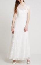 Brautkleid Vintage look elfenbein Spitze Boho neuwertig