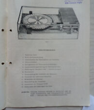 Serviceanleitung Plattenspieler mit Verstärker UNITRA"Mister Hit" WG-400 