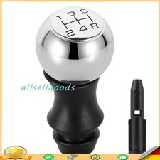 5-GANG SCHALTKNAUF SCHWARZ CHROM Passend für PEUGEOT 206 207 307 308 406 605 807